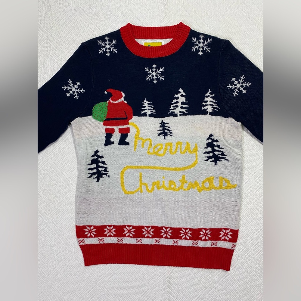 Tipsy Elves Naughty Santa Ugly Christmas Sweater